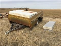 1999 Homemade Pickup Box Trailer & Toolboxes 