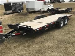2016 Finish Line GT14 T/A Flatbed Trailer 