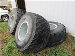 Goodyear 48X25.00-20 Flotation Tires And Rims 