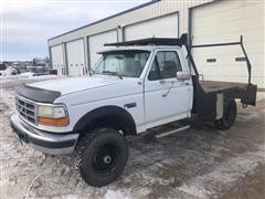1996 Ford F350 4x4 Flatbed/Service Pickup 