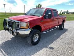 2002 Ford F350 4x4 Crew Cab Long Bed Pickup 