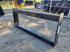 2023 Open Faced Skid Steer Mounting Plate 