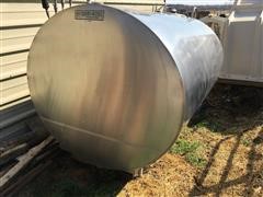 Dari-Kool DKF 1250 Gallon Bulk Milk Tank 