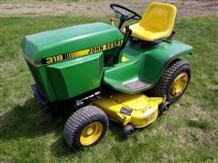 1984 John Deere 318 Lawn & Garden Tractor W/48" Cut 