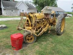 1947 Farmall H 2WD Tractor W/2 Row Cultivator 