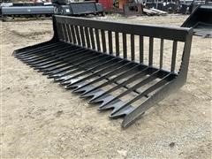 2019 Kit Containers 84" Skeleton Bucket Skid Steer Attachment 