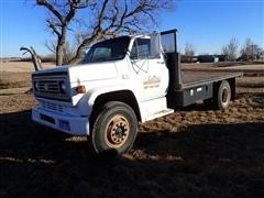 1986 Chevrolet C60 Custom Deluxe T/A Dually Flatbed Truck 2WD 