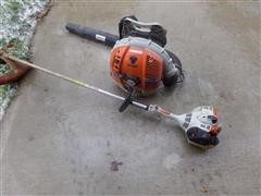 Stihl BR600 Magnum Blower & Stihl FS 56RC Trimmer 