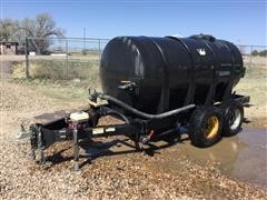 Wylie 1000 Gallon Water/Fertilizer Tender Trailer 