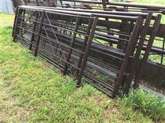 4’ Steel Pipe Fence Panels 