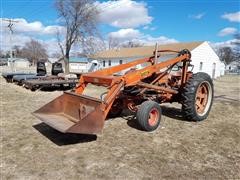 1953 Case DC 2WD Tractor With Farm Hand F11 Loader 