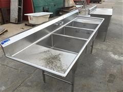 Universal Stainless Steel Commercial Grade Sinks And Tables 