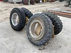 9.00-20 Tires W/Steel Rims 