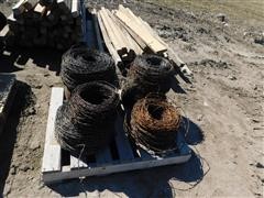 Barb Wire & Woven Fence Wire & Wood Dunnage 