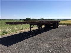 1974 Fontaine F-1-5540SL T/A Flatbed Trailer 
