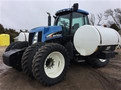 2005 New Holland TG285 MFWD Tractor With Saddle Tanks 