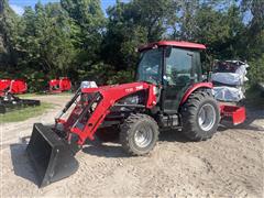 2019 Tym T554H Compact Utility Tractor W/Loader & Box Blade 