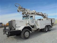 1984 Autocar Volvo 6x6 Digger Truck With Winch 