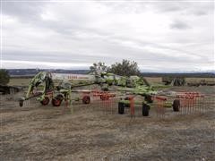 2001 Claas Liner 880L Twin Rotor Rake 