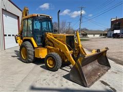 1992 John Deere 410D 4x4 Loader Backhoe 