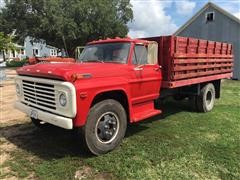 1971 Ford F600 Flatbed Dump Truck 