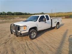 2011 GMC Sierra K3500 HD Club Cab 4x4 Service Utility Pickup 