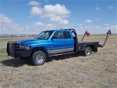 1999 Dodge Ram 2500 4x4 Extended Cab Pickup W/Bale Bed 