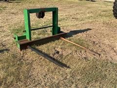 Homemade 3-Point Round Bale Mover 