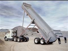 1978 Dorsey Frameless End Dump Trailer 