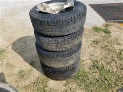 BF Goodrich P205/70 R14 Tires And Rims 