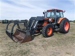 2007 Kubota M125X MFWD Tractor W/Loader 