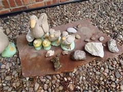 Concrete Duck Lawn Ornaments 