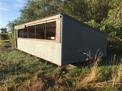 Portable Hog Building On Steel Pipe Skids 