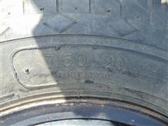 (2) 7.50-20 Tires 