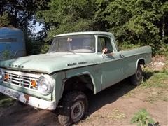 1966 Dodge W200 Power Wagon Pickup, 4X4 