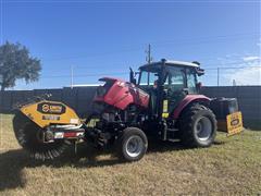 2020 Massey Ferguson 4607M 2WD Tractor W/Broom 