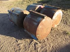 4WD Liquid Ballast Tanks For 38" Clamp On Duals 