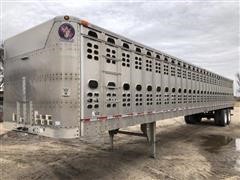 2004 Wilson PSAL-400 T/A Aluminum Livestock Trailer 