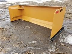 2019 Industrias America SP08 8' Wide Snow Pusher Skid Steer Attachment 