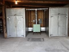1988 Nyle L150 Kiln Dryer System W/(2) Leer Portable Storage Compartments 