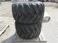Allaince 331 600/40-22.5 Floatation Tires On Rims 