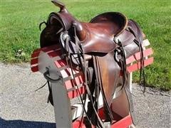 JC Higgins Leather Saddle 