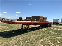 1972 Transcraft ETH-42-69 Extendable T/A Flatbed Trailer 