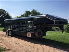 1999 S & H Cattleman 6' X 24' Livestock Trailer 