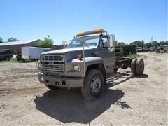 1989 Ford F600 Cab & Chassis Truck 