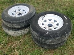 Carlisle Sport Trial LH ST205/75D14 Tires & Rims 