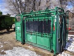 Big Valley Squeeze Chute W/Palp Cage 