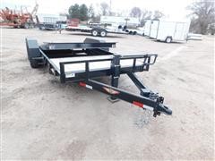 2017 H&H GT 20 Bumper Pull Tilt T/A Trailer 