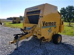 Vermeer 605XL Round Baler W/Accu-Bale Monitor 