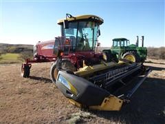 2010 New Holland H8040 Swather With 18' HS Series Header 